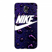 Чехол для Samsung J7 2017, J7 европейская версия - с принтом Найк (AlphaPrint) Nike-фиолетовый - купить на Floy.com.ua