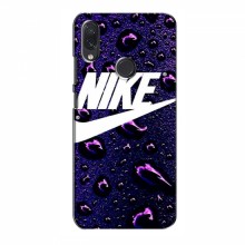 Чехол для Самсунг М01с - с принтом Найк (AlphaPrint) Nike-фиолетовый - купить на Floy.com.ua
