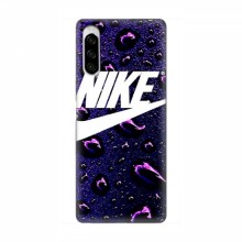 Чехол для Сони Хпериа 10 II - с принтом Найк (AlphaPrint) Nike-фиолетовый - купить на Floy.com.ua