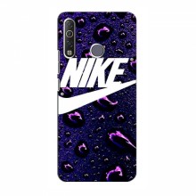 Чехол для Техно Камон 12 Ейр - с принтом Найк (AlphaPrint) Nike-фиолетовый - купить на Floy.com.ua
