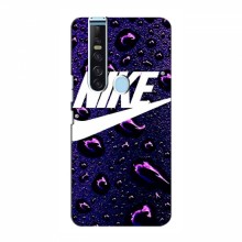 Чехол для Техно Камон 15 Про - с принтом Найк (AlphaPrint) Nike-фиолетовый - купить на Floy.com.ua