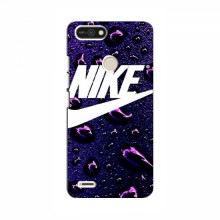 Чехол для Техно Поп 2Ф - с принтом Найк (AlphaPrint) Nike-фиолетовый - купить на Floy.com.ua