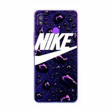 Чехол для Техно Поп 4 - с принтом Найк (AlphaPrint) Nike-фиолетовый - купить на Floy.com.ua