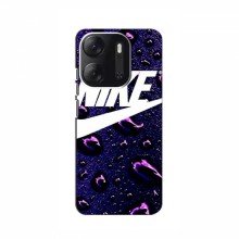 Чехол для Техно Поп 7 Про - с принтом Найк (AlphaPrint) Nike-фиолетовый - купить на Floy.com.ua