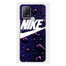 Чехол для Техно Пова - с принтом Найк (AlphaPrint) Nike-фиолетовый - купить на Floy.com.ua
