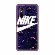 Чехол для Виво В15 Про - с принтом Найк (AlphaPrint) Nike-фиолетовый - купить на Floy.com.ua