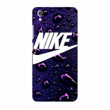 Чехол для Виво у1с - с принтом Найк (AlphaPrint) Nike-фиолетовый - купить на Floy.com.ua