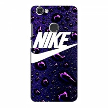Чехол для Виво у73 - с принтом Найк (AlphaPrint) Nike-фиолетовый - купить на Floy.com.ua
