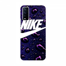 Чехол для Виво у12с - с принтом Найк (AlphaPrint) Nike-фиолетовый - купить на Floy.com.ua