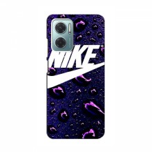 Чехол для Редми Ноут 11Е - с принтом Найк (AlphaPrint) Nike-фиолетовый - купить на Floy.com.ua
