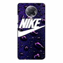 Чехол для Xiaomi Poco F2 Pro - с принтом Найк (AlphaPrint) Nike-фиолетовый - купить на Floy.com.ua