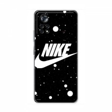 Чехол для Поко X4 Про (5G) - с принтом Найк (AlphaPrint) Nike с фоном - купить на Floy.com.ua