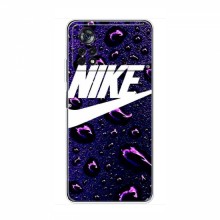 Чехол для Поко X4 Про (5G) - с принтом Найк (AlphaPrint) Nike-фиолетовый - купить на Floy.com.ua