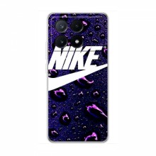 Чехол для ПОКО Х6 Про (5G) - с принтом Найк (AlphaPrint) Nike-фиолетовый - купить на Floy.com.ua