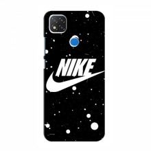 Чехол для Редми 9с - с принтом Найк (AlphaPrint) Nike с фоном - купить на Floy.com.ua