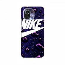 Чехол для Ксяоми 13 - с принтом Найк (AlphaPrint) Nike-фиолетовый - купить на Floy.com.ua