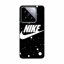 Чехол для Сяоми 14 Про - с принтом Найк (AlphaPrint) Nike с фоном - купить на Floy.com.ua