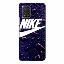 Чехол для Ксяоми Ми 10 Лайт - с принтом Найк (AlphaPrint) Nike-фиолетовый - купить на Floy.com.ua