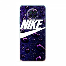Чехол для Ксяоми Ми 10Т Лайт - с принтом Найк (AlphaPrint) Nike-фиолетовый - купить на Floy.com.ua