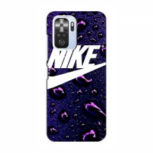 Чехол для Сяоми Ми 11i - с принтом Найк (AlphaPrint) Nike-фиолетовый - купить на Floy.com.ua