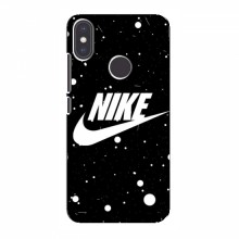 Чехол для Xiaomi Mi A2 - с принтом Найк (AlphaPrint) Nike с фоном - купить на Floy.com.ua
