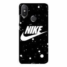 Чехол для Xiaomi Mi A2 Lite - с принтом Найк (AlphaPrint) Nike с фоном - купить на Floy.com.ua