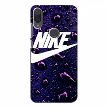 Чехол для Xiaomi Mi Play - с принтом Найк (AlphaPrint) Nike-фиолетовый - купить на Floy.com.ua
