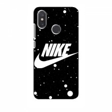 Чехол для Xiaomi Mi8 - с принтом Найк (AlphaPrint) Nike с фоном - купить на Floy.com.ua