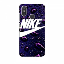 Чехол для Xiaomi Mi8 - с принтом Найк (AlphaPrint) Nike-фиолетовый - купить на Floy.com.ua