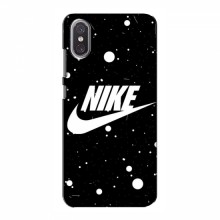 Чехол для Xiaomi Mi8 Pro - с принтом Найк (AlphaPrint) Nike с фоном - купить на Floy.com.ua