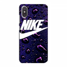 Чехол для Xiaomi Mi8 Pro - с принтом Найк (AlphaPrint) Nike-фиолетовый - купить на Floy.com.ua