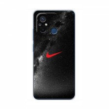 Чехол для Поко С55 - с принтом Найк (AlphaPrint) Nike 1 - купить на Floy.com.ua