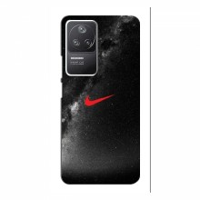 Чехол для Поко Ф4 (5G) - с принтом Найк (AlphaPrint) Nike 1 - купить на Floy.com.ua