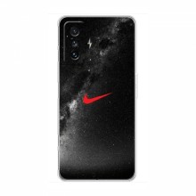 Чехол для Поко Ф4 GT - с принтом Найк (AlphaPrint) Nike 1 - купить на Floy.com.ua