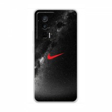 Чехол для Поко Ф5 Про - с принтом Найк (AlphaPrint) Nike 1 - купить на Floy.com.ua