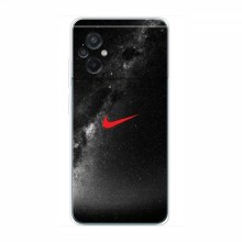 Чехол для Поко М5 - с принтом Найк (AlphaPrint) Nike 1 - купить на Floy.com.ua