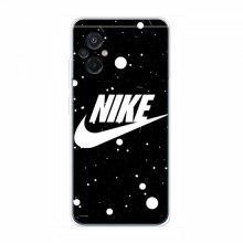Чехол для Поко М5 - с принтом Найк (AlphaPrint) Nike с фоном - купить на Floy.com.ua