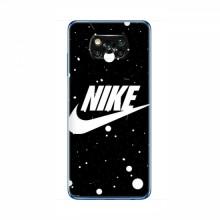 Чехол для Сяоми Поко X3 - с принтом Найк (AlphaPrint) Nike с фоном - купить на Floy.com.ua