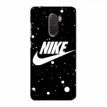 Чехол для Xiaomi Pocophone F1 - с принтом Найк (AlphaPrint) Nike с фоном - купить на Floy.com.ua