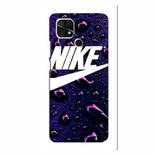 Чехол для Xiaomi Redmi 10A - с принтом Найк (AlphaPrint) Nike-фиолетовый - купить на Floy.com.ua
