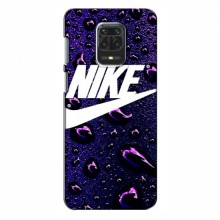 Чехол для Редми 10Х - с принтом Найк (AlphaPrint) Nike-фиолетовый - купить на Floy.com.ua