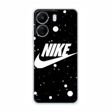 Чехол для Редми 13С - с принтом Найк (AlphaPrint) Nike с фоном - купить на Floy.com.ua