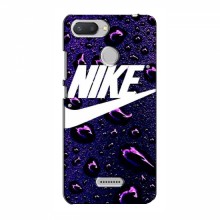 Чехол для Редми 6 - с принтом Найк (AlphaPrint) Nike-фиолетовый - купить на Floy.com.ua