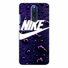 Чехол для Редми 8 - с принтом Найк (AlphaPrint) Nike-фиолетовый - купить на Floy.com.ua