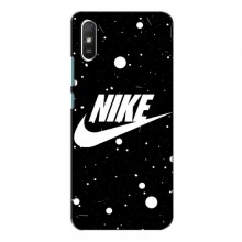 Чехол для Редми 9А - с принтом Найк (AlphaPrint) Nike с фоном - купить на Floy.com.ua