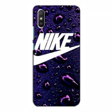 Чехол для Редми 9А - с принтом Найк (AlphaPrint) Nike-фиолетовый - купить на Floy.com.ua