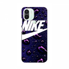 Чехол для Ркдми А1 Плюс - с принтом Найк (AlphaPrint) Nike-фиолетовый - купить на Floy.com.ua