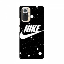 Чехол для Сяоми Редми Ноут 10 5G - с принтом Найк (AlphaPrint) Nike с фоном - купить на Floy.com.ua