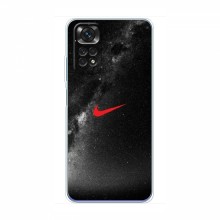 Чехол для Сяоми Редми Ноут 11 / 11s - с принтом Найк (AlphaPrint) Nike 1 - купить на Floy.com.ua