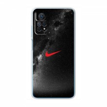 Чехол для Сяоми Редми Ноут 11 Про - с принтом Найк (AlphaPrint) Nike 1 - купить на Floy.com.ua